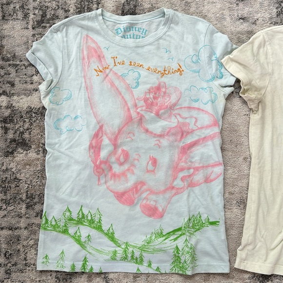 2 Disney Couture t-shirts, dumbo and Pinocchio - Picture 2 of 8